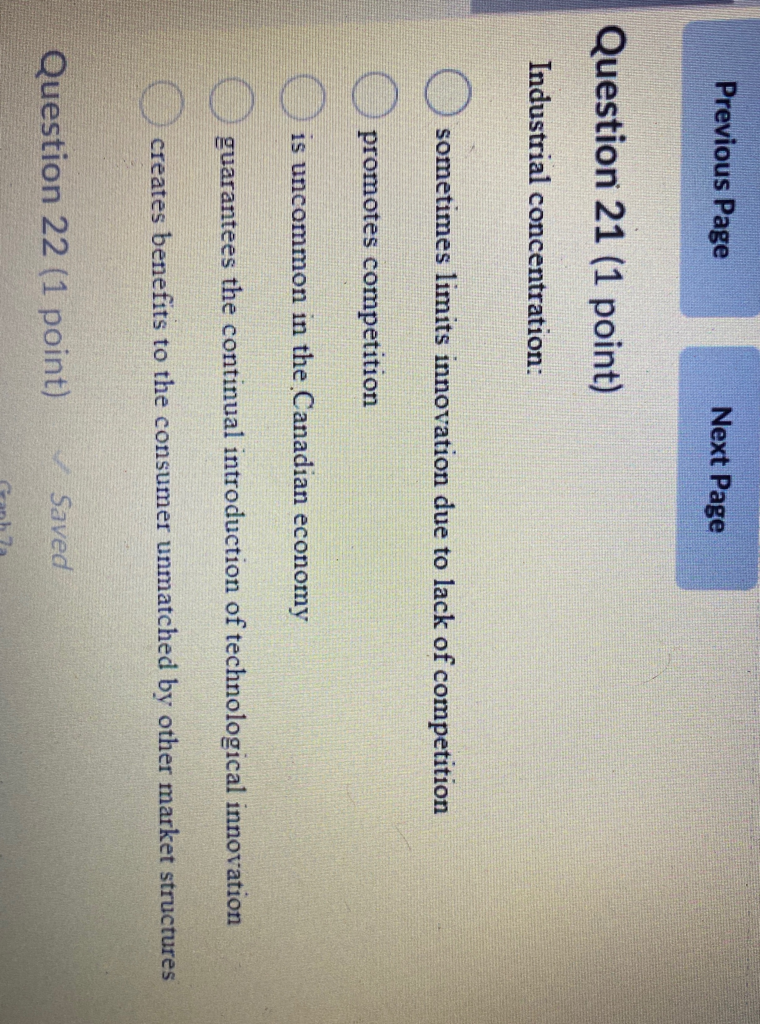 Please help me with this question Previous Page Next Page Question 21