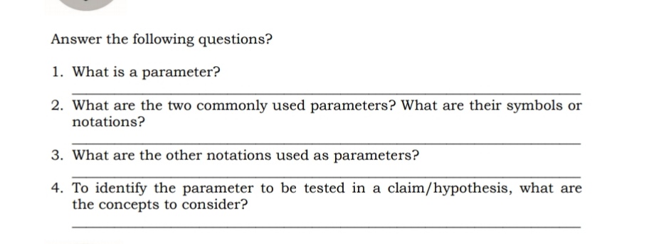 for the mean or average population? A. a B. ,u C. p