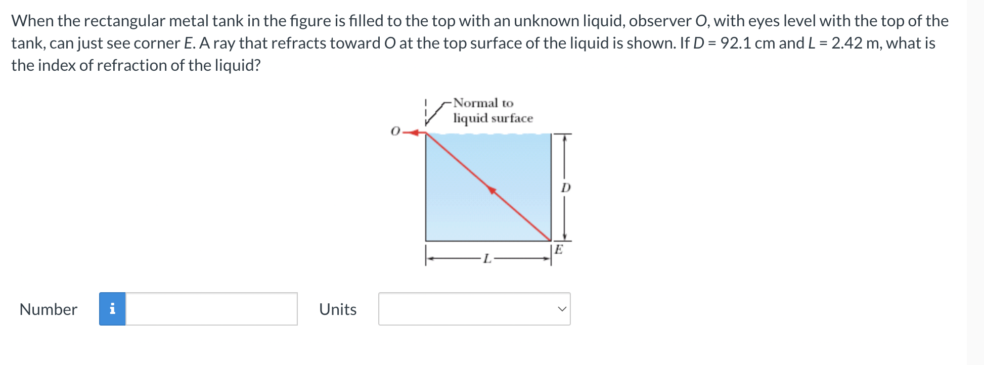  When the rectangular metal tank in the figure is filled to