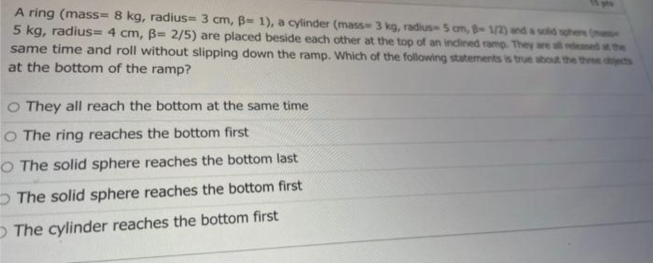 passes through the equilibrium position, which statement is true about its potential