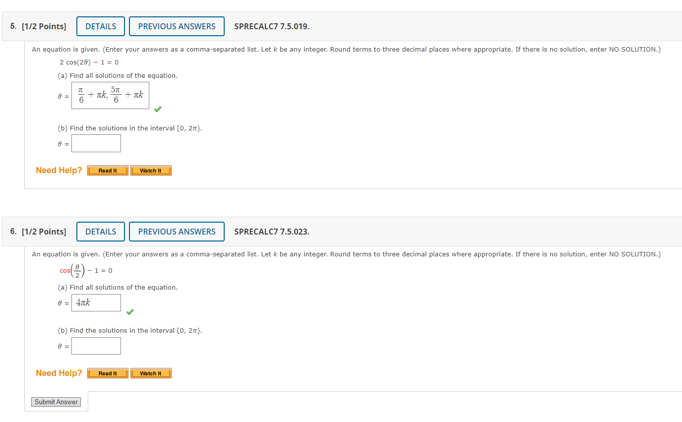 1 Step 1 First, recall that sin (0) = 1 - cos?(0).