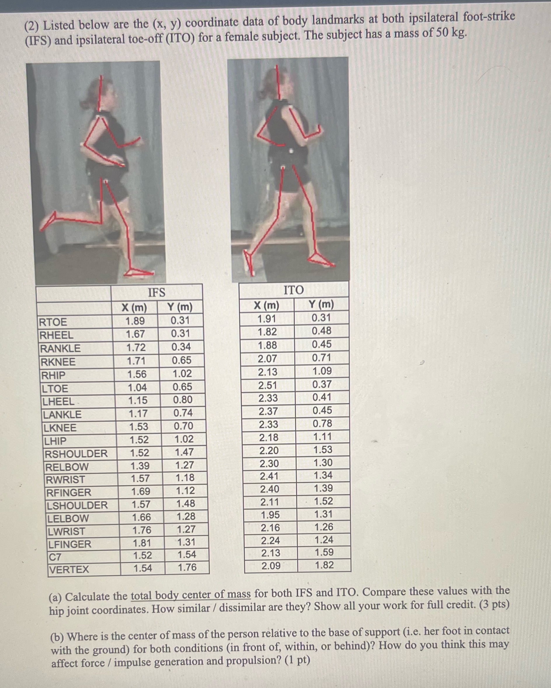 Please answer part A and B with the information provided With all