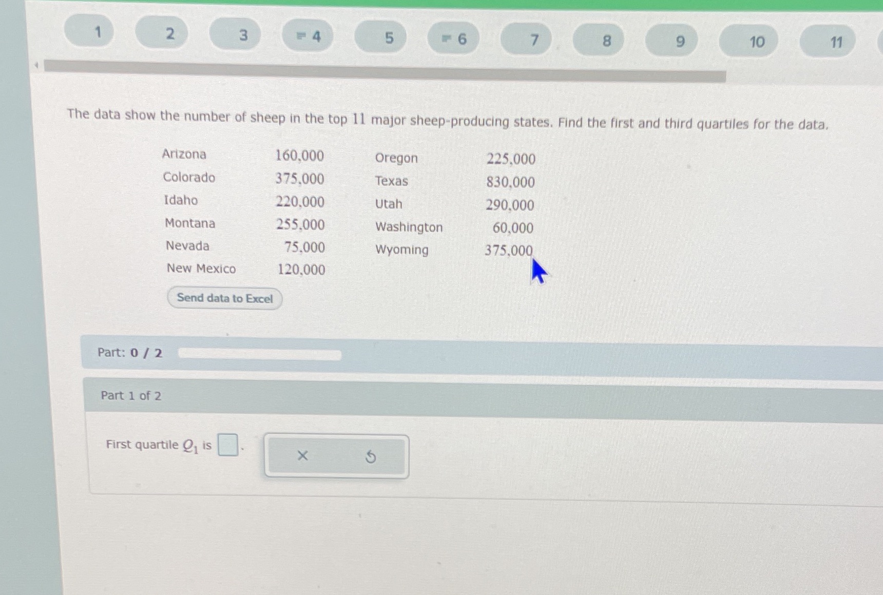 Q1. ?Q3. ? 2 3 5 6 7 8 9 10 11