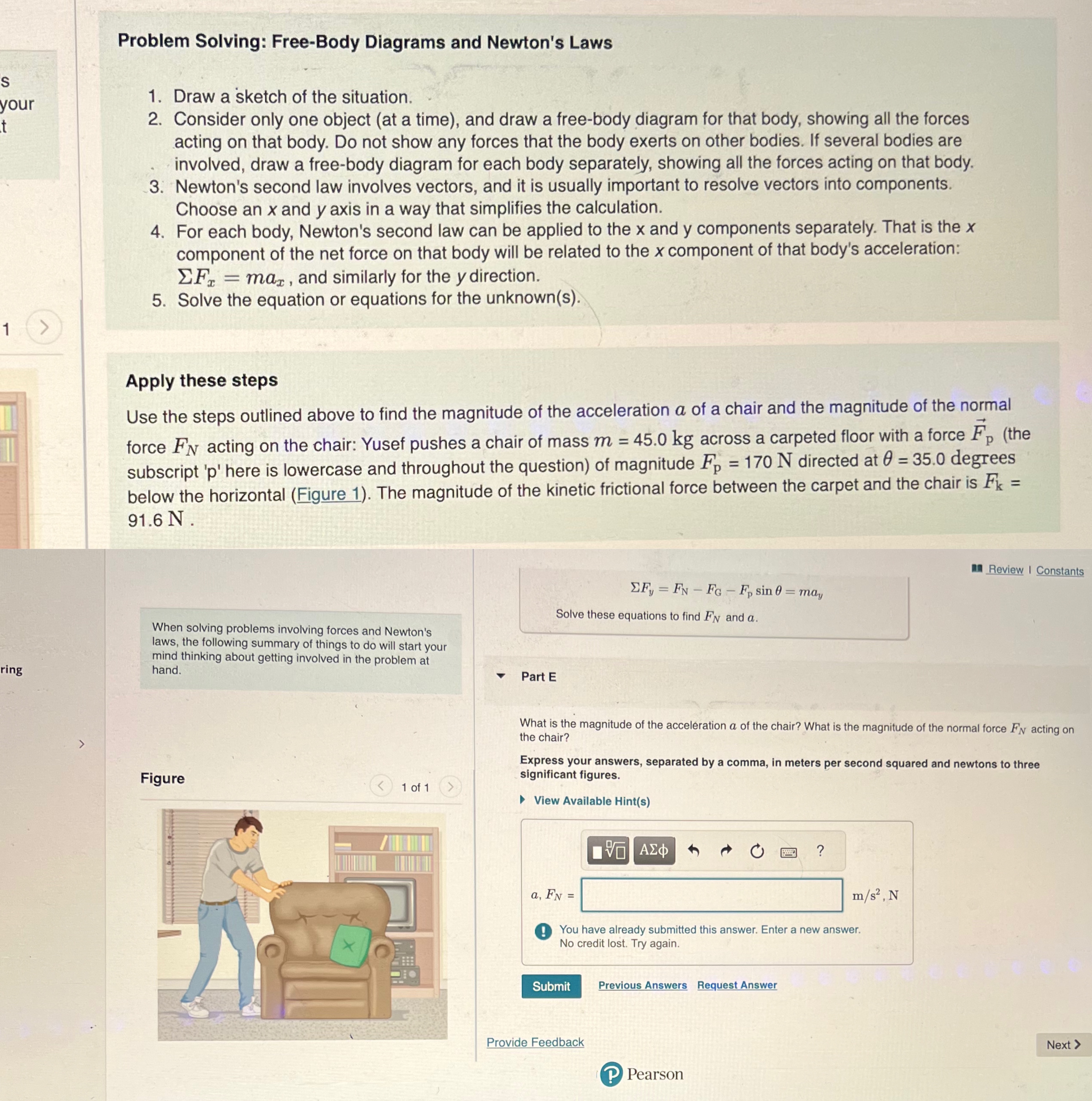 Problem Solving: Free-Body Diagrams and Newton's Laws your ' 1. Draw