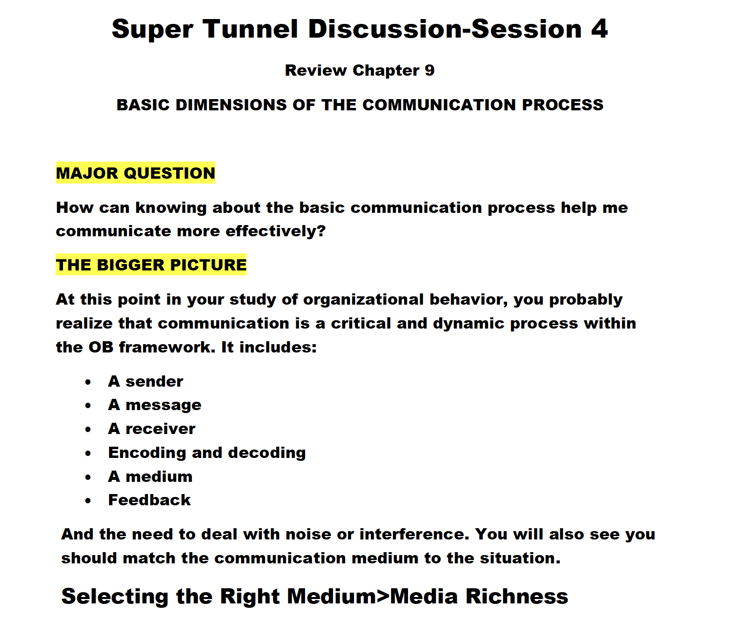 Andy Mitchell- Crossrail Program Director Super Tunnel Discussion-Session 4 Review Chapter 9