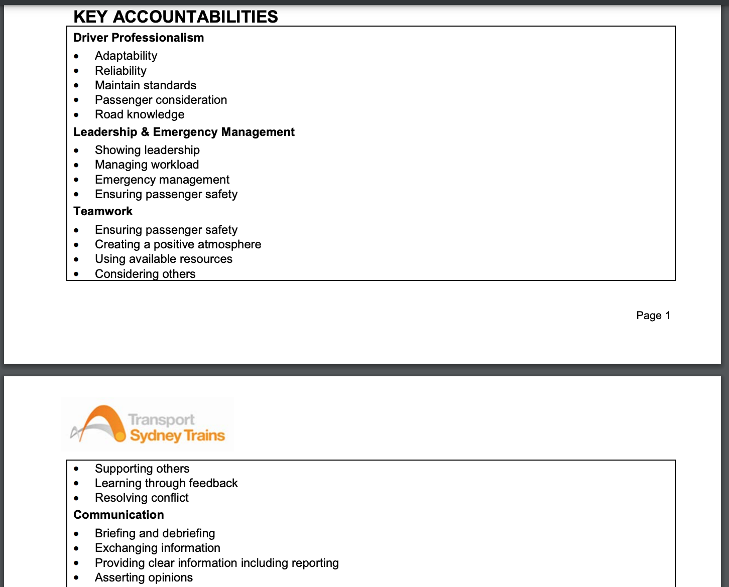 are responsible for moving the 1.3 million passengers that use our network