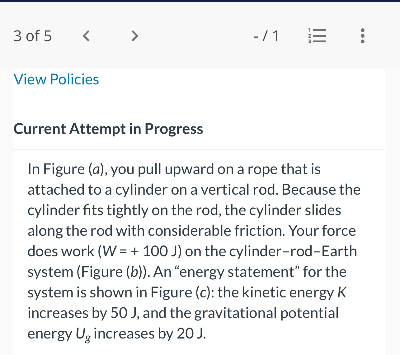 30f5 -/1 ;= View Policies Current Attempt in Progress In Figure
