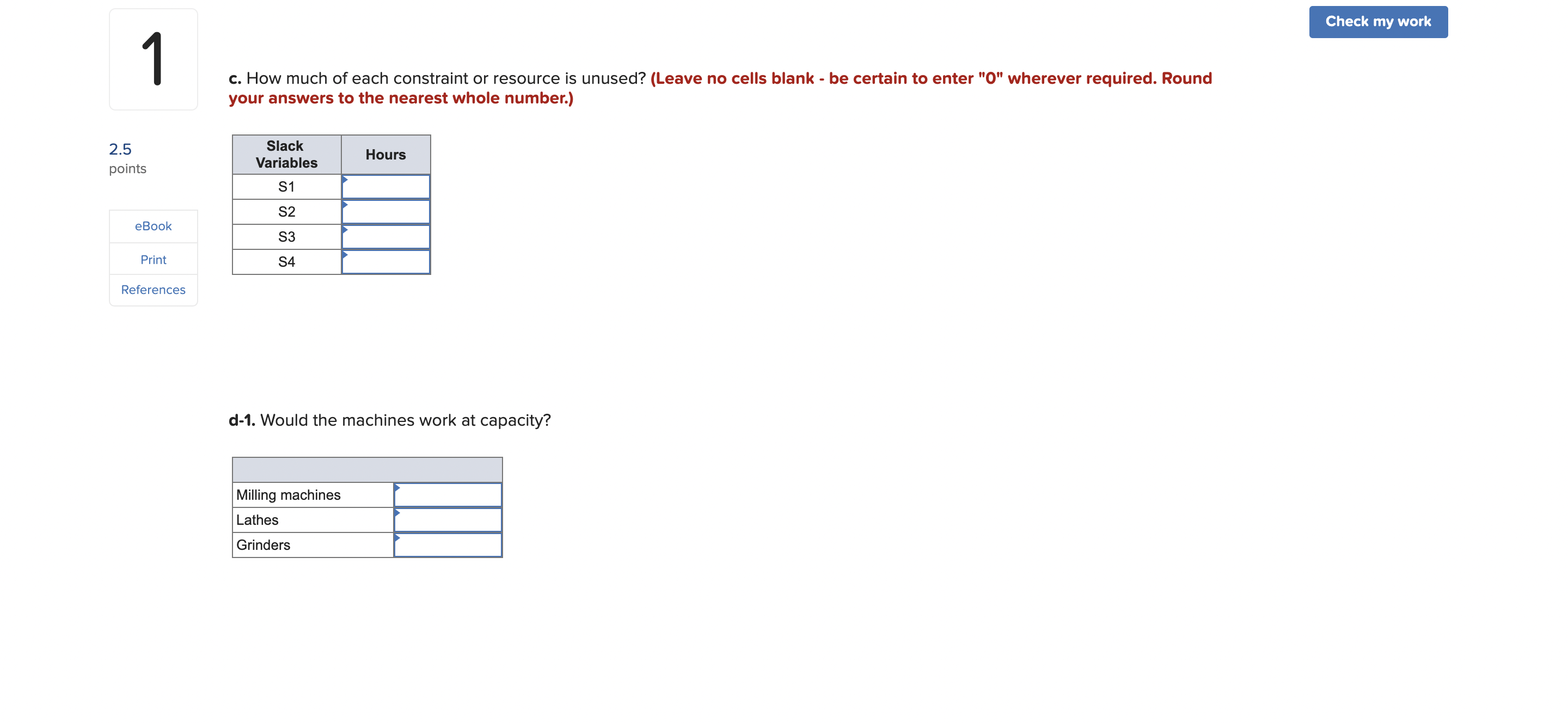 devoting this excess capacity to one or more of three products: X1,