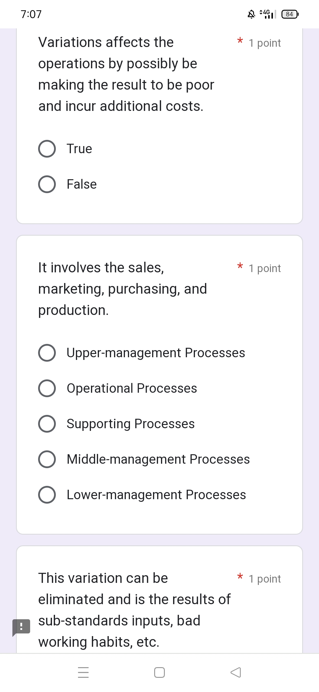 reports for the top management to use for decision-making O Legal Public
