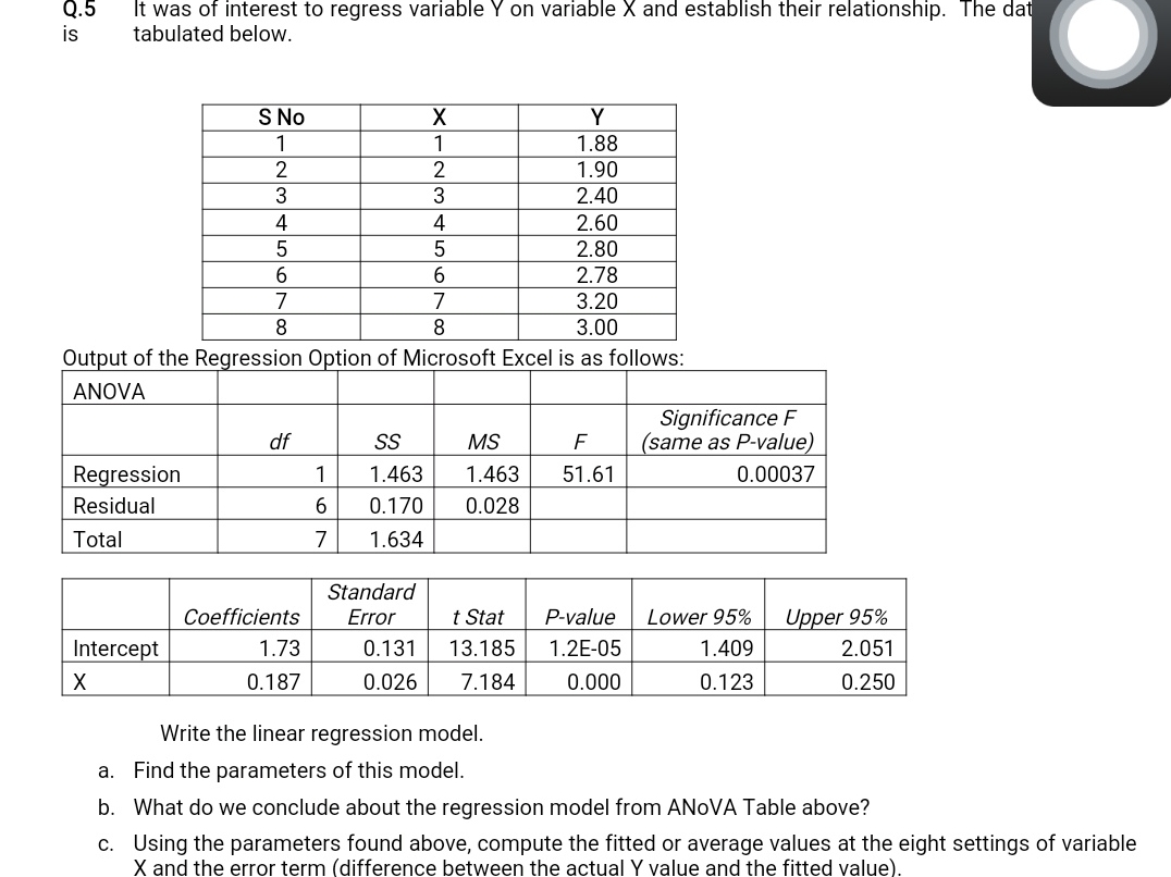 i need detailed step by step answer Q.5 It was of interest