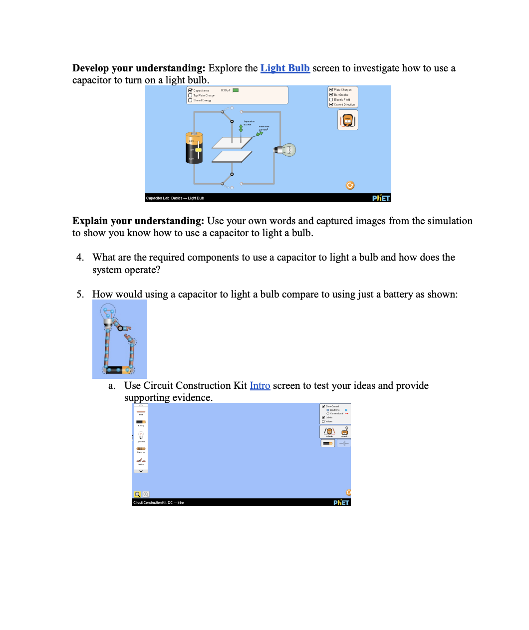 it and use screenshots to answer the below lab report. Make sure