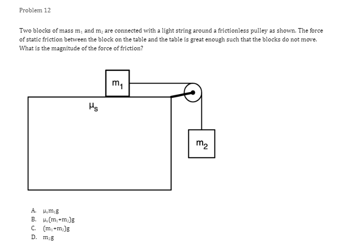 shown above. At which of the following times does the student apply