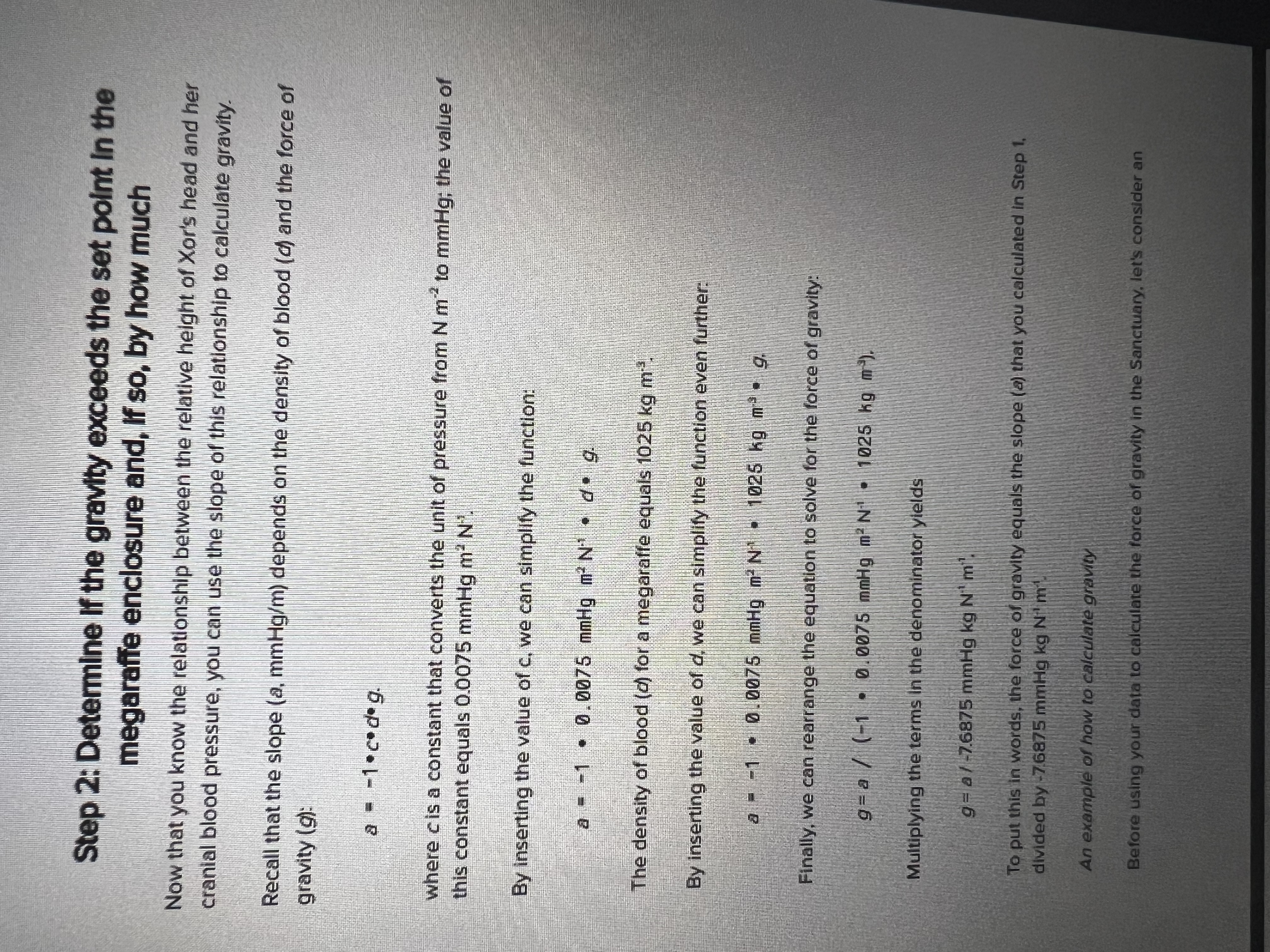  Step 2: Determine If the gravity exceeds the set point In