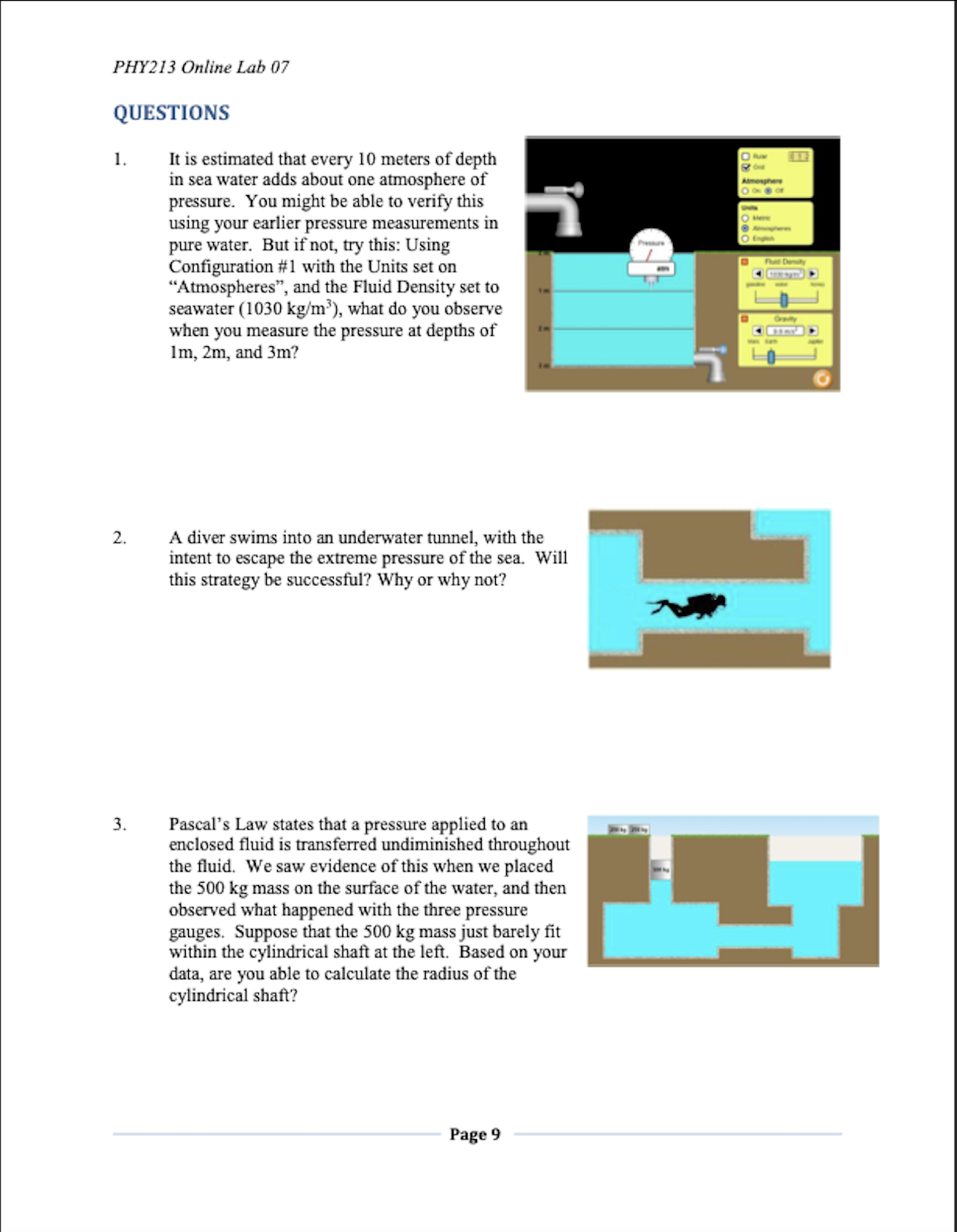 is the pressure relative to atmospheric pressure. In a static fluid where