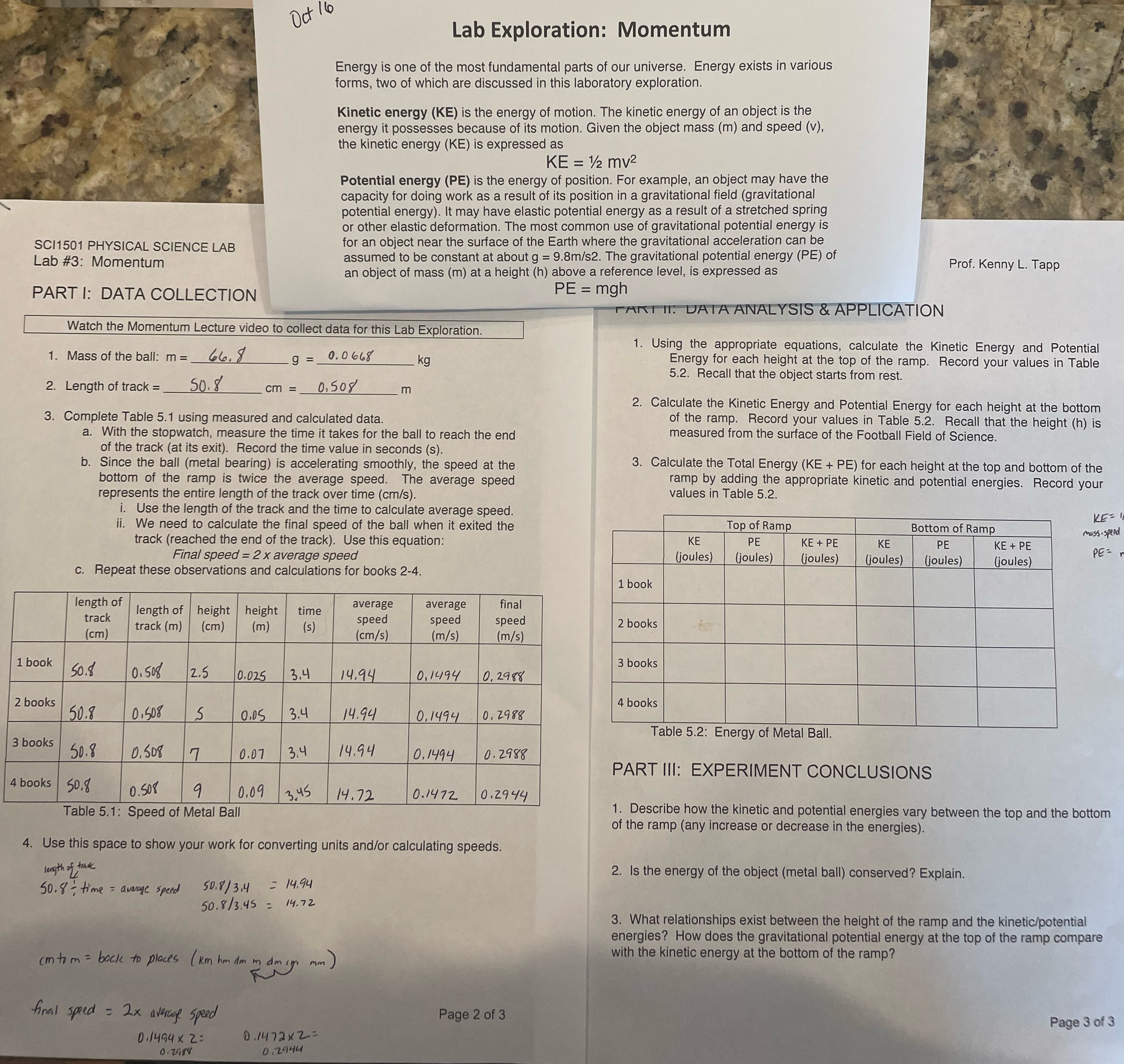 I need help with the last page. Not sure which speed to