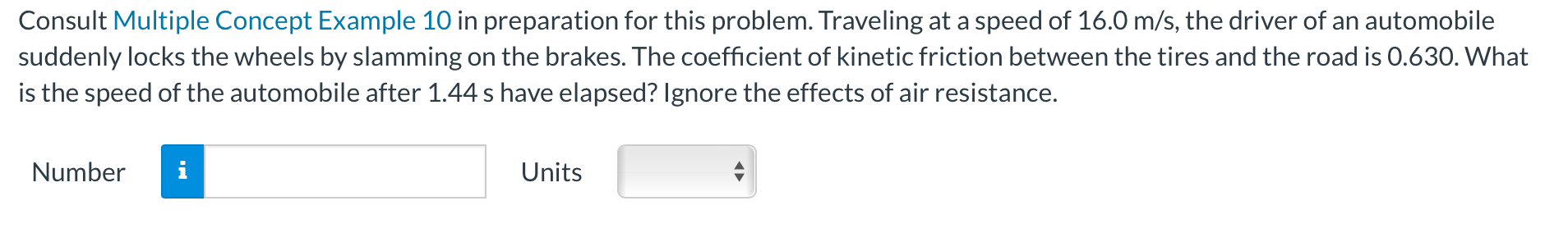  Consult Multiple Concept Example 10 in preparation for this problem. Traveling
