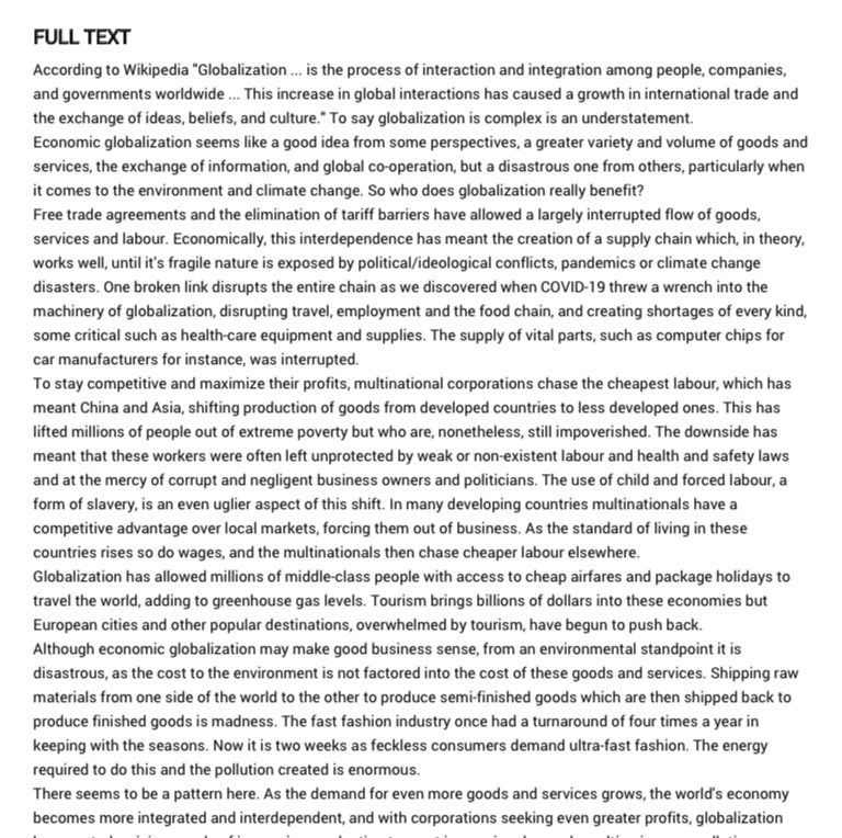 all aspects of Freight Forwarding. Due date end of week 12 by