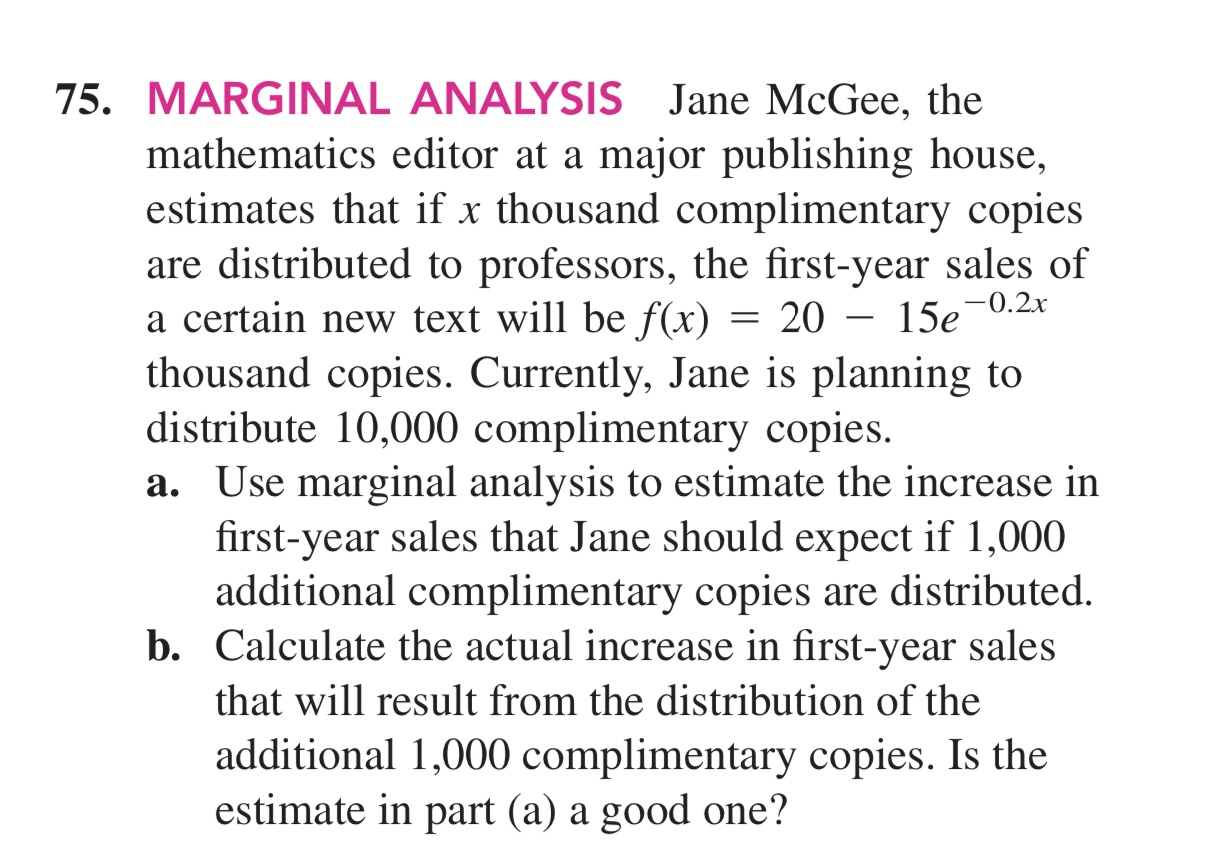question below? For 75-a, the answer is f'(10) but the question below