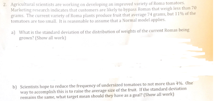 Answer the question in the screenshot below. Please show your work including