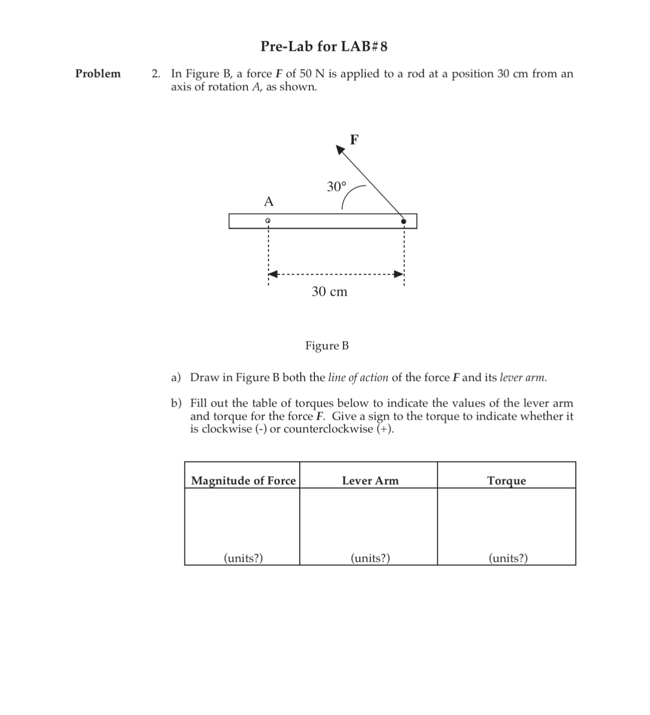 now switch from rotational kinematics to equilibrium problems. Equilibrium Problems 1. In