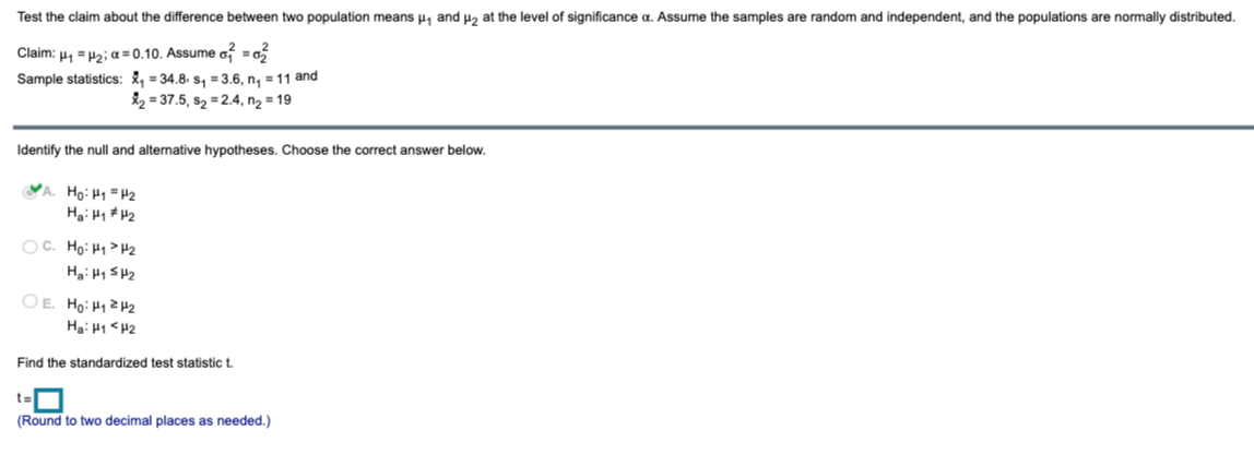 find the critical value(s) for the indicated alternative hypotheses, level of significance