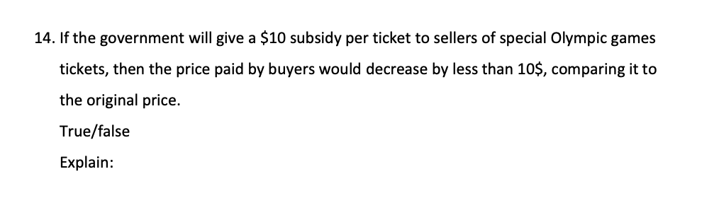 Please answer the following question. State whether the answer is true or