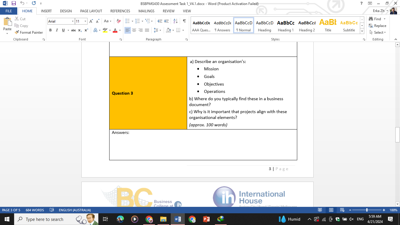 FILE HOME INSERT DESIGN PAGE LAYOUT REFERENCES MAILINGS REVIEW VIEW R Erka
