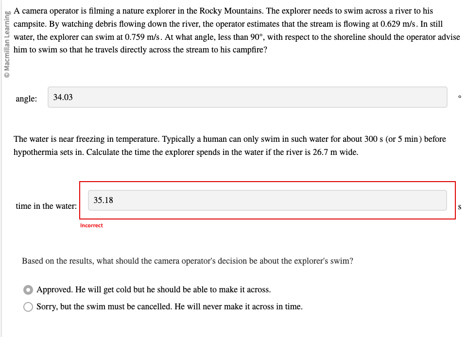 an A camera operator is lming a nature explorer in the