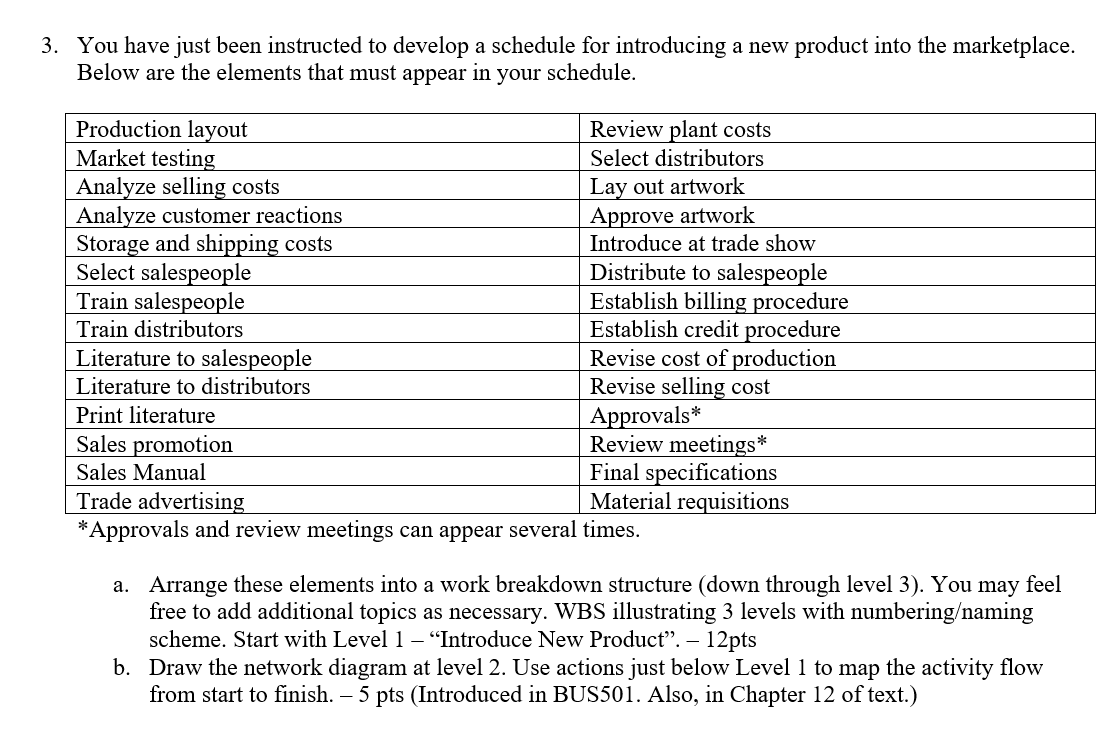 4 elements and provide a clear example. (8pts) . If the scope