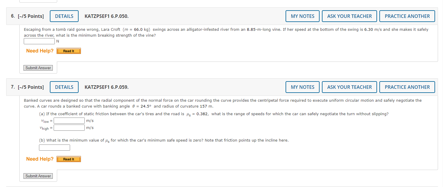  6. [-/5 Points] DETAILS KATZPSEF1 6.P.050. MY NOTES ASK YOUR TEACHER