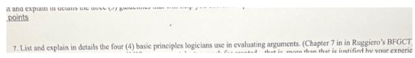  points 7. List and explain in details the four (4) basic