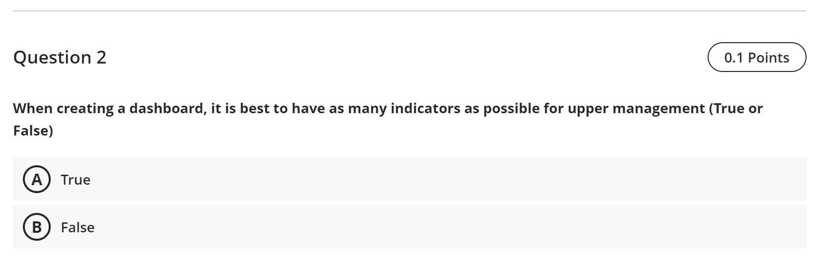 common? A Technical, automated, predictive B Metrics which track the past, present,