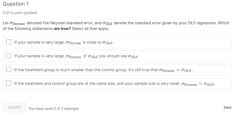 only one regressor, the default Ftest statistic and ttest statistic reported by