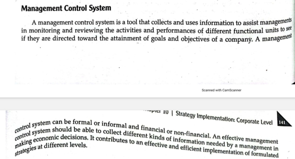 "company. The formal pattern of relationship, which is the concern of strategic