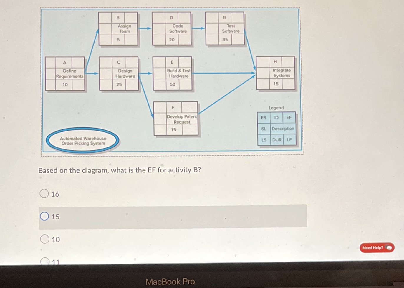  B D G Assign Code Test Team Software Software S 20