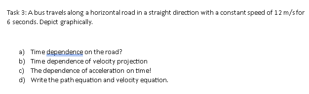 picture shows the projection speed of the car Vx, m/s 10 t.