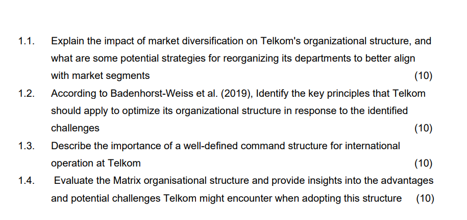 Introduction: Telkom, a prominent telecommunications company in South Africa, has been at