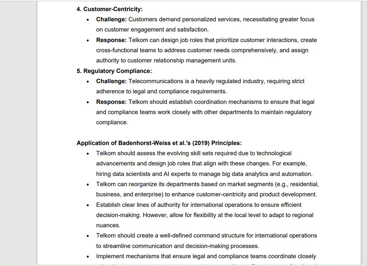 the forefront of providing telecommunication services to millions of customers. To ensure