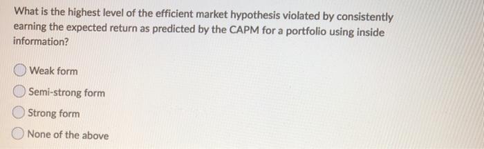 At that time the YTM was 6-percent. One year later after you