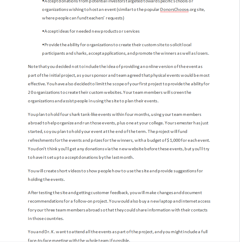 the Global Treps project. Estimate task durations and reflect dependencies. Your schedule