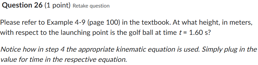 sends the ball over a 3.00-m-high tree that is 14.0m away. The