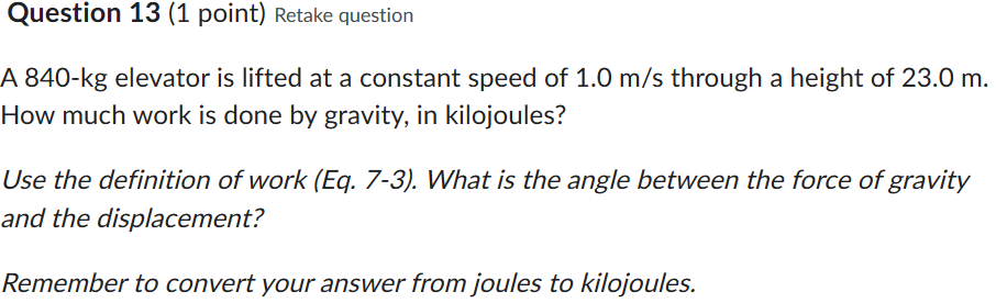 the Displacement Is o W - (F cos B)d - F cost