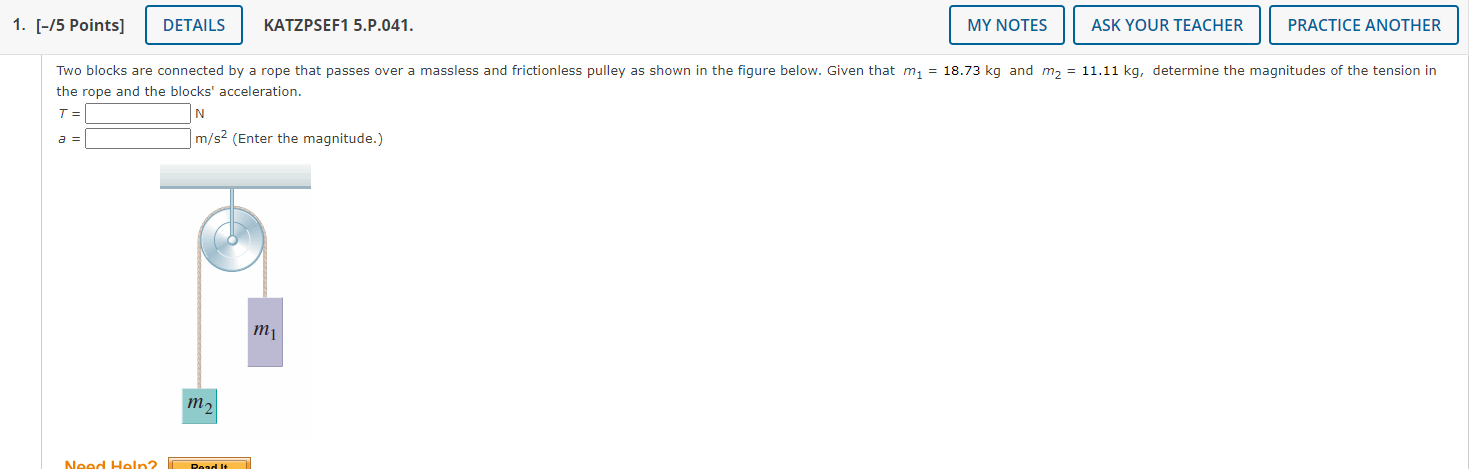  1. [-/5 Points] DETAILS KATZPSEF1 5.P.041. MY NOTES ASK YOUR TEACHER