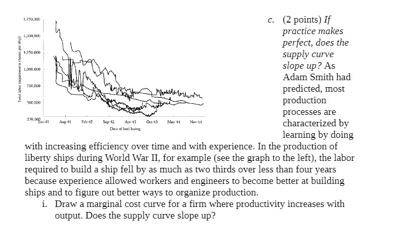  c. (2 points) If practice makes am\" | perfect, does the