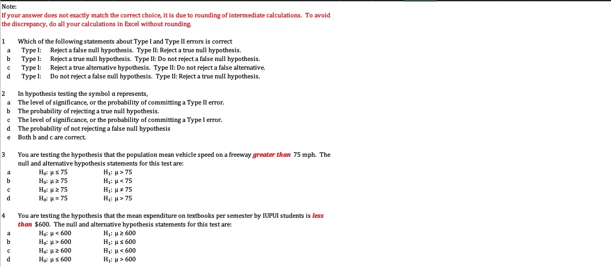 0.05; reject Ho at a = 0.01 58 Reject Ho at a