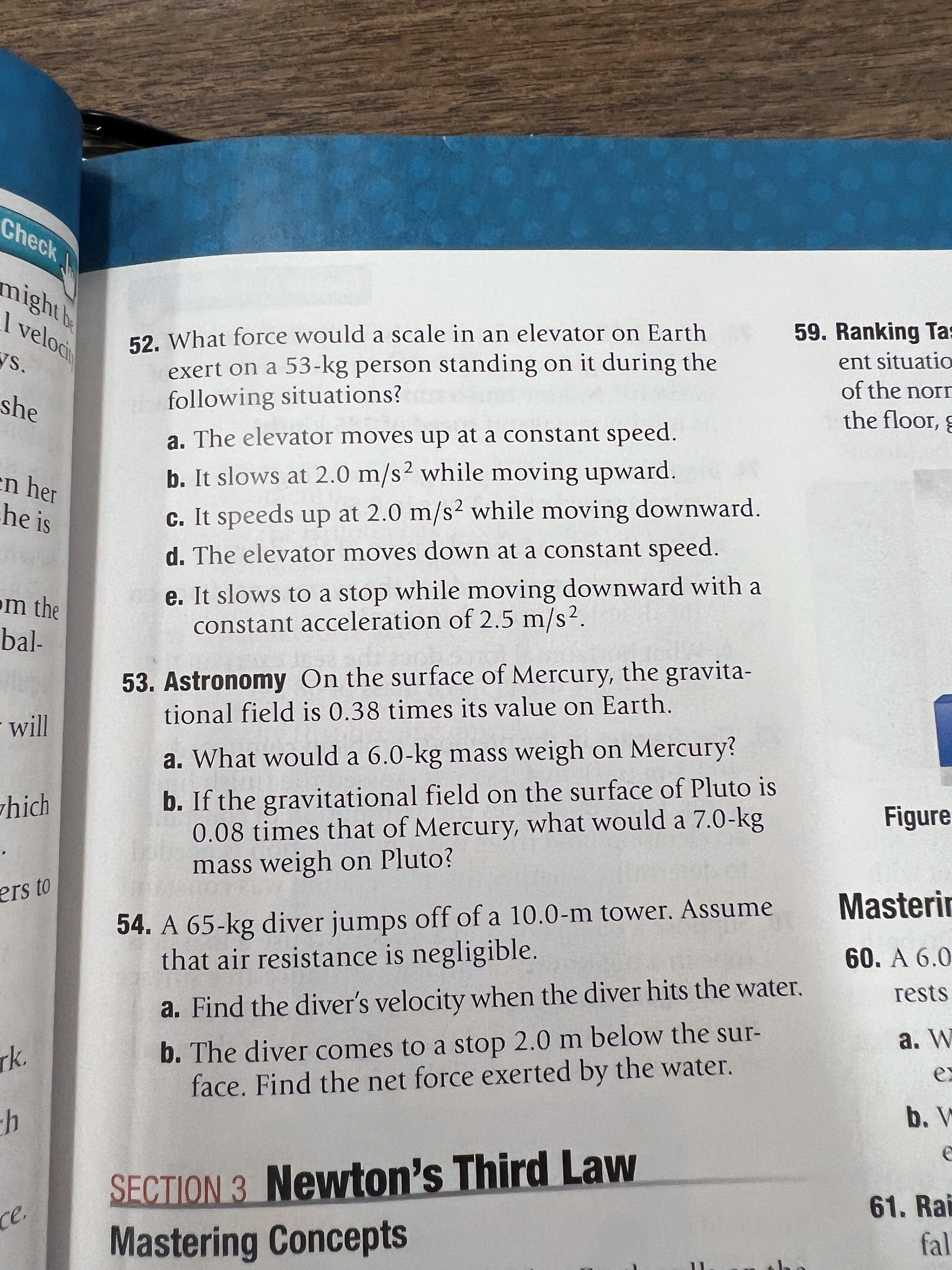 she will have after a. Describe what happens to her velocity as