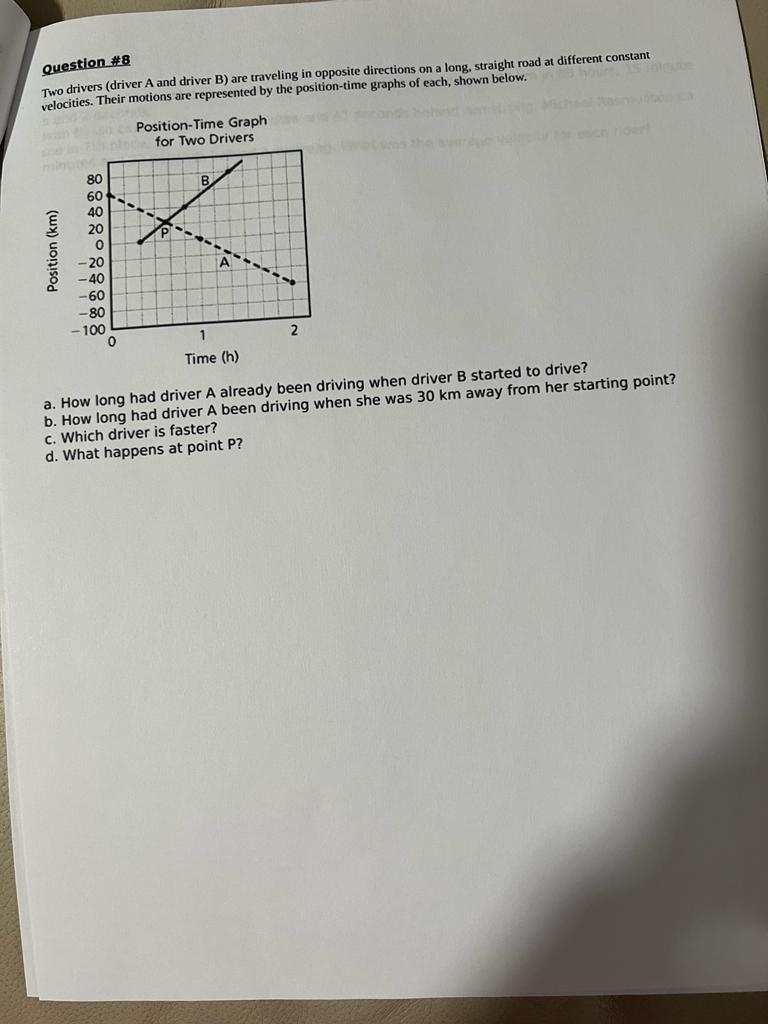 b. Which person travels fastest by riding a motorized cart? How can