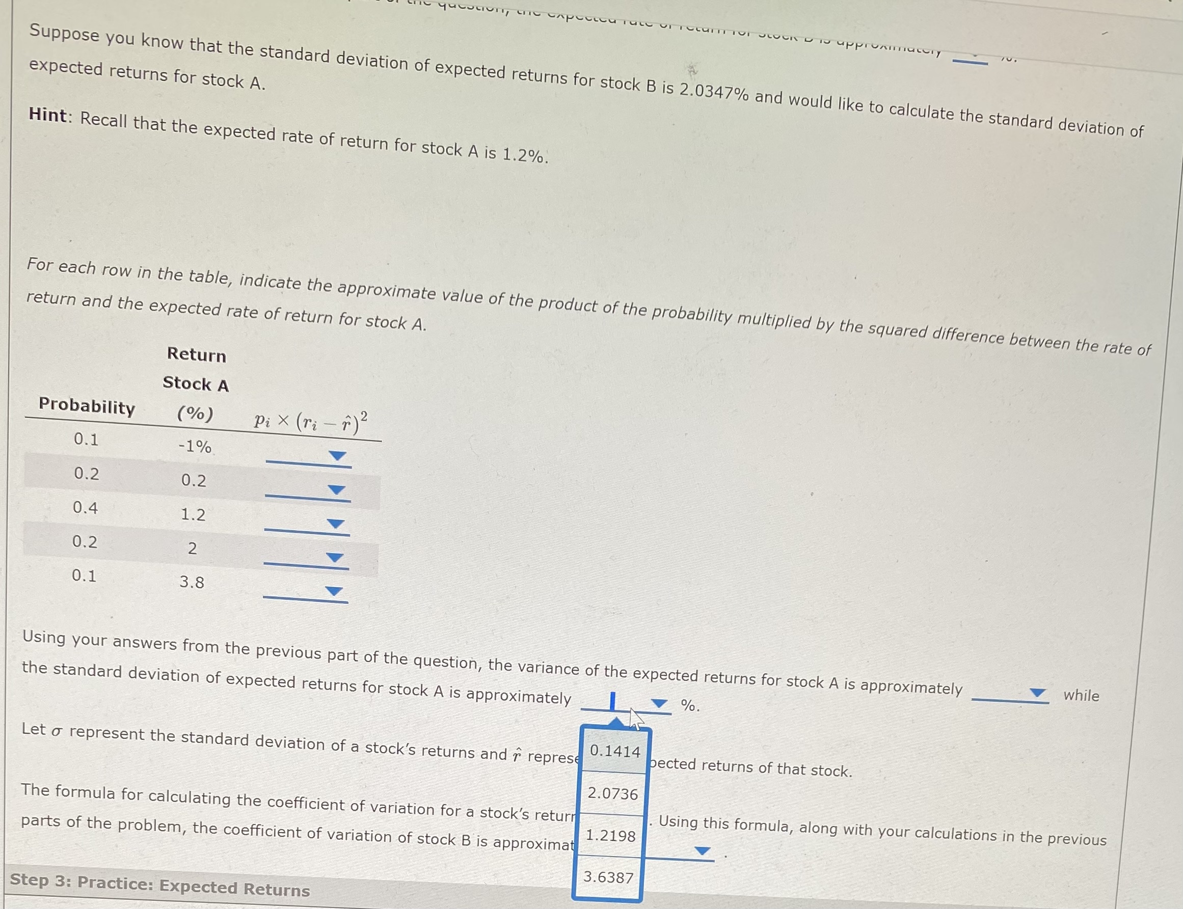 2 2 0.2 2 2.5 0.1 3.8 4.5 Suppose you know that