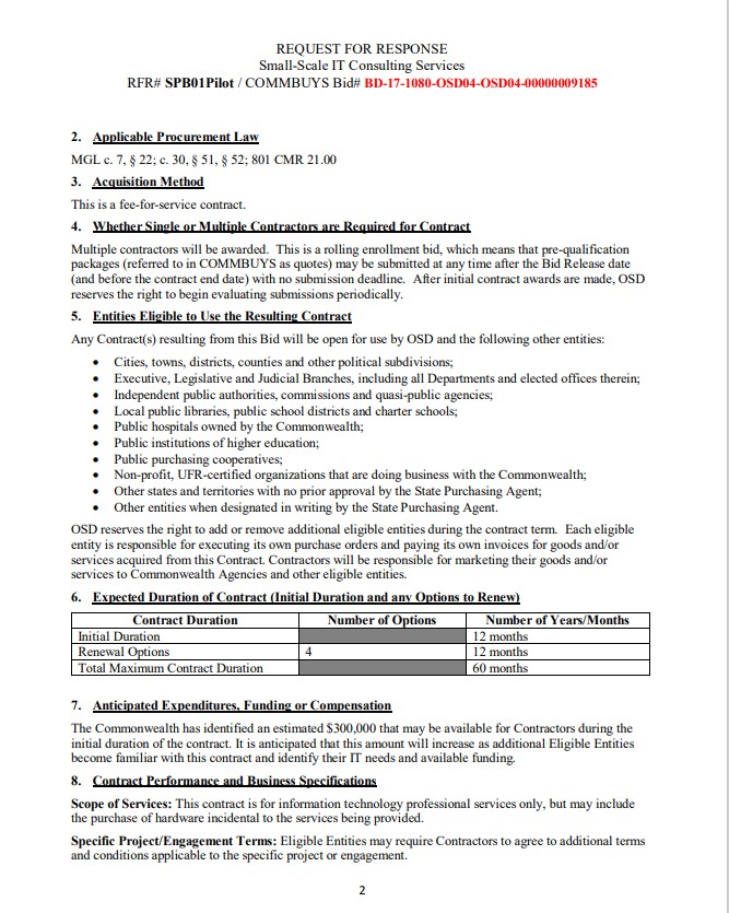 Executive management is expecting you to review and assess this contract for