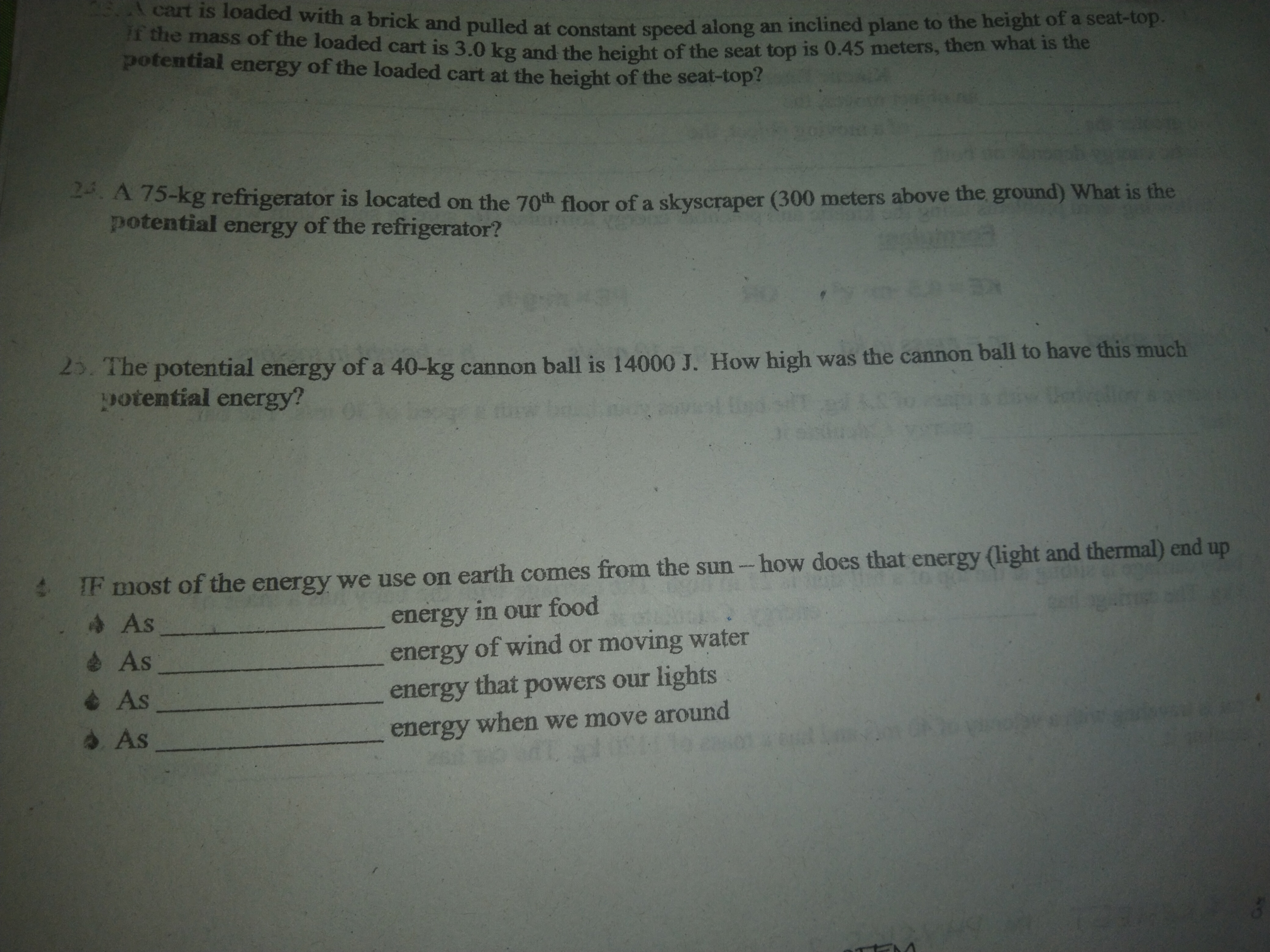 has. The greater the of a moving object, the it has. Kinetic